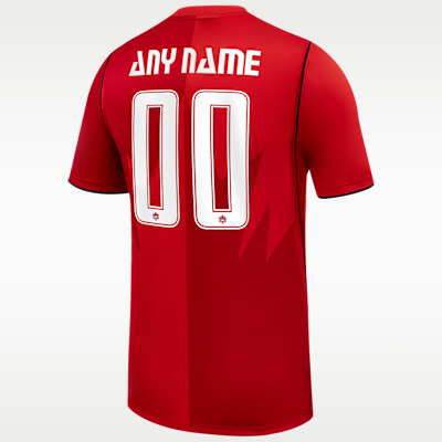 Canada Stadium Home Men's Nike Dri-FIT Soccer Replica Custom